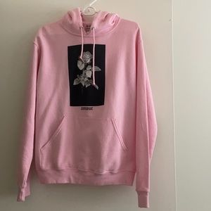 COPY - Pink Amour Rose Artist Union Hoodie Soft Fleece